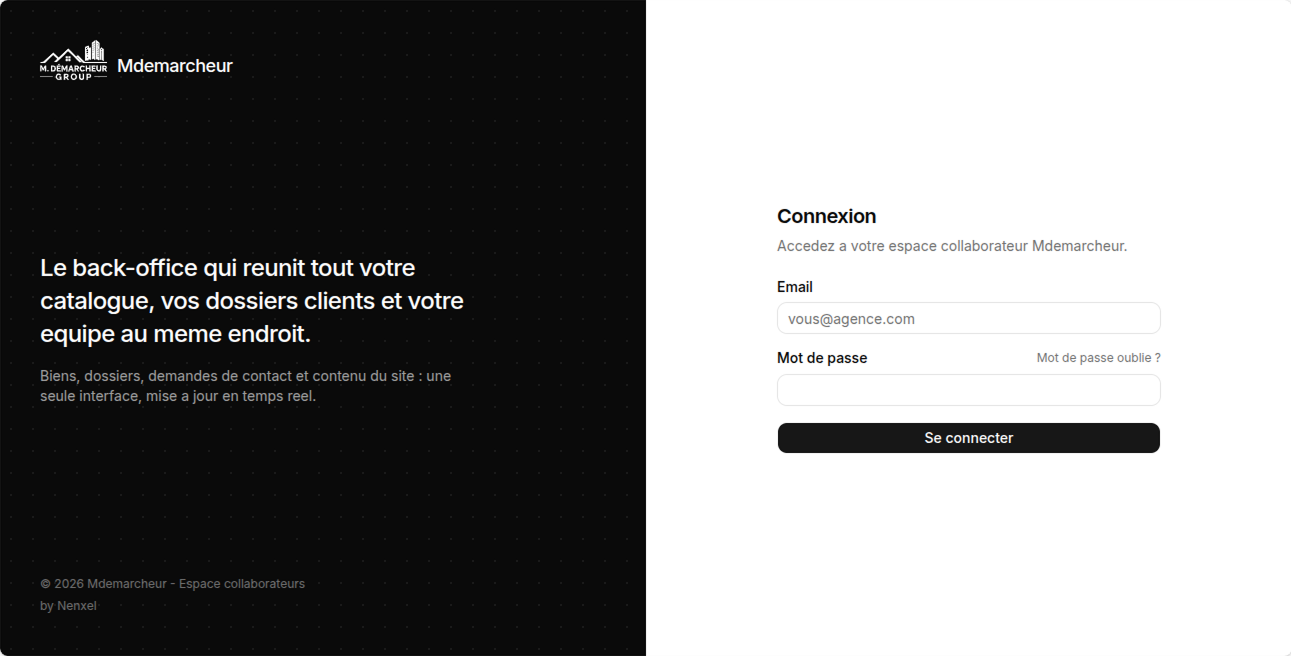 Interface de gestion