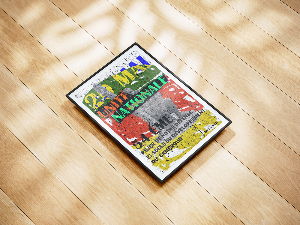 Mockup affiche au sol 1