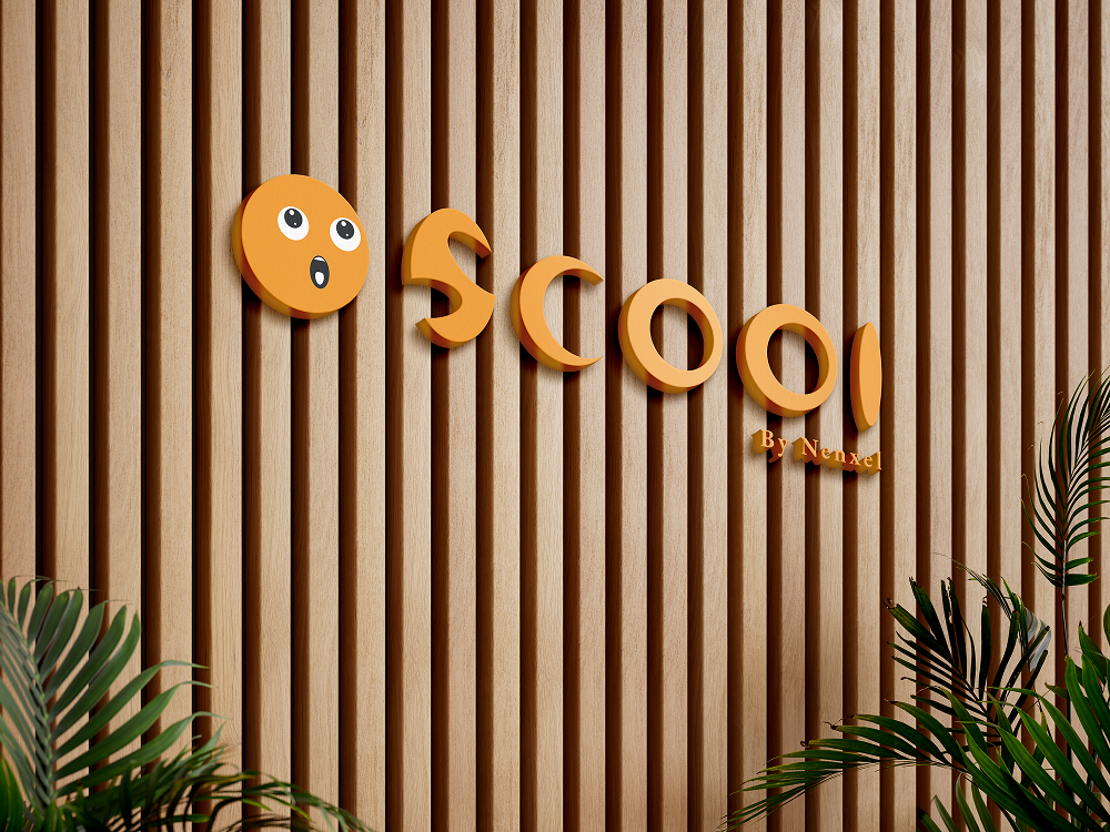 Mockup logo Scool